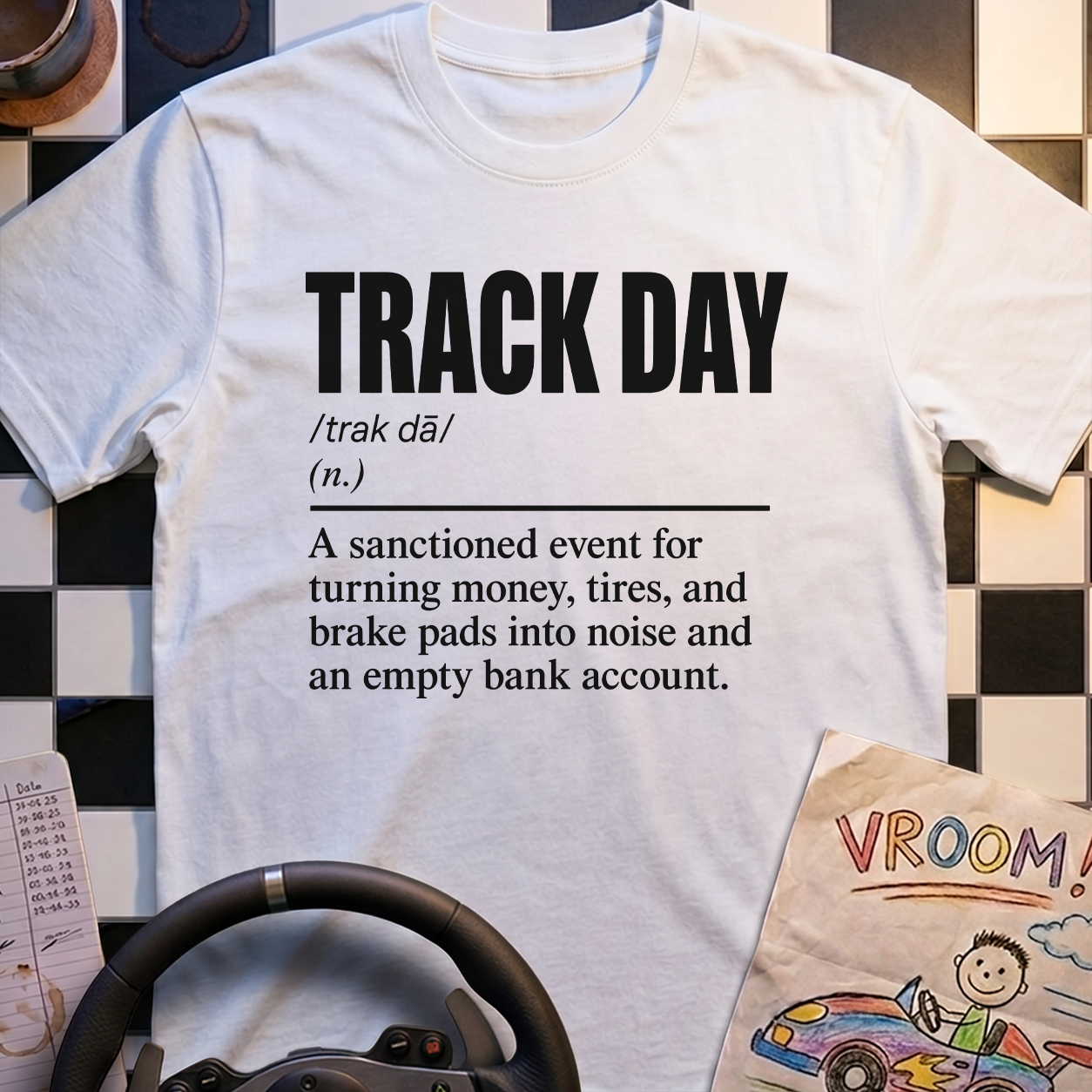 Track Day Definition T-Shirt